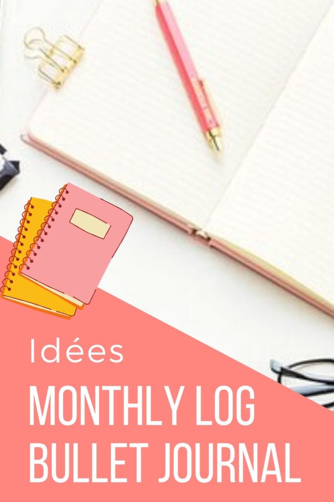 idée monthly log bujo