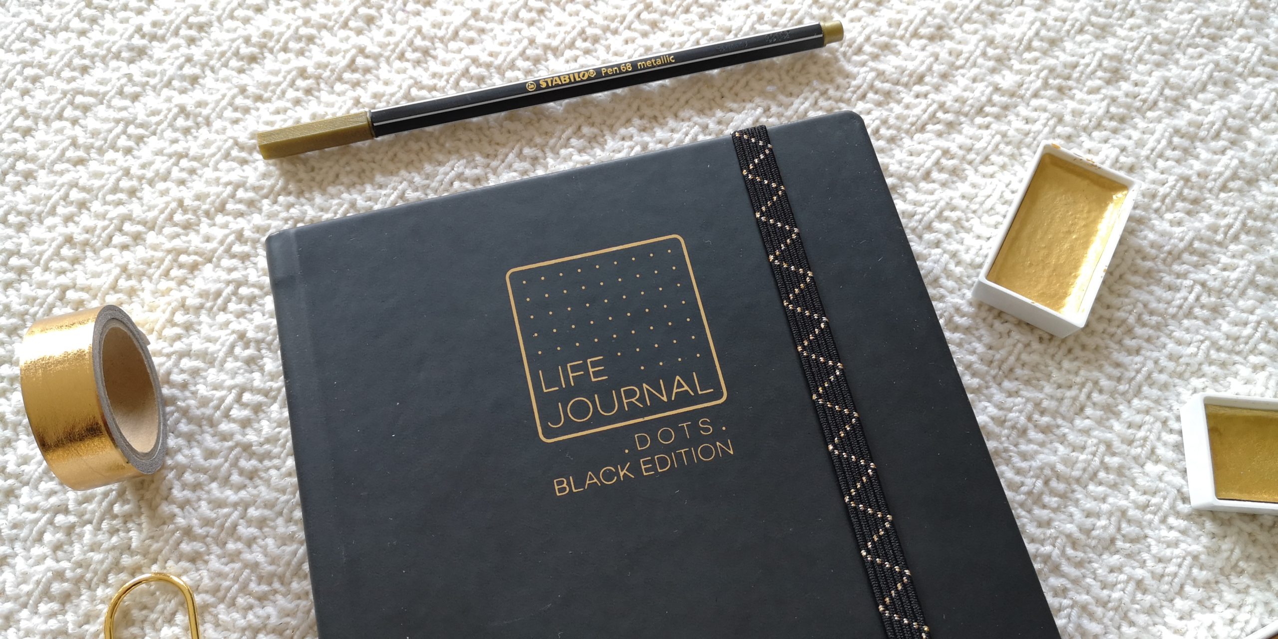 Quel matériel utiliser dans son Life Journal Dots Black Edition