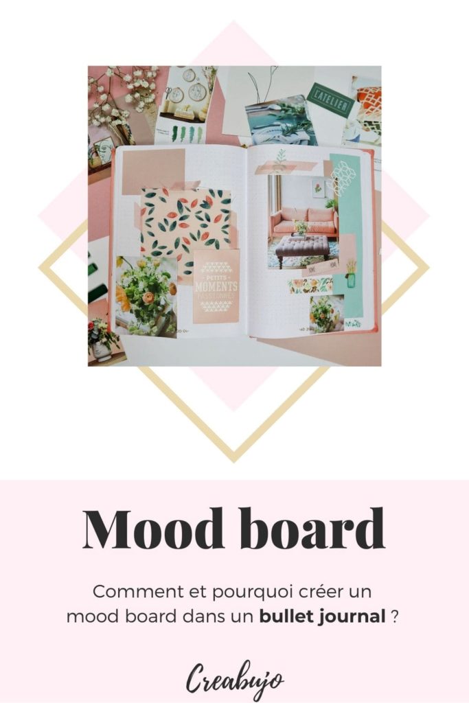 Créer un mood board dans un bullet journal