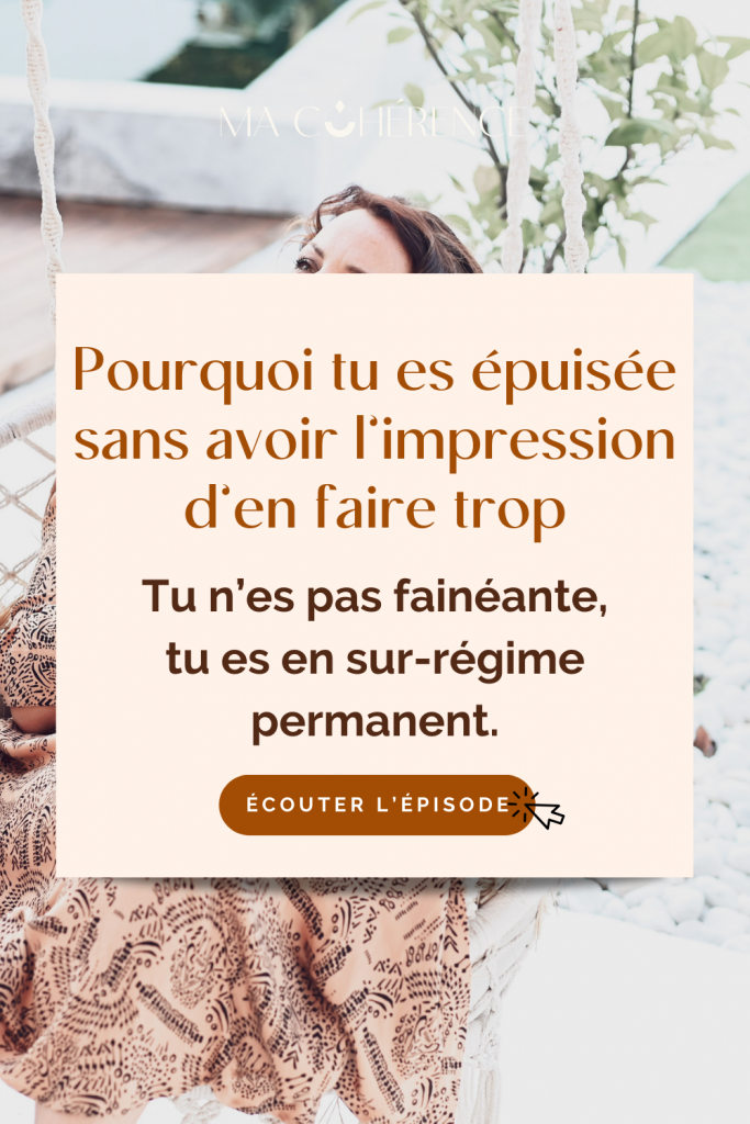 Tu n’es pas fainéante, tu es en sur-régime permanent. Dans cet épisode de podcast, on parle de fatigue invisible, d’hypervigilance et de pression intérieure chez les femmes qui veulent tout bien faire. Un épisode pour comprendre et commencer à préserver ton énergie. #fatiguechronique #epuisementemotionnel #energie #femmeactive #developpementpersonnel #podcastfrancais #macoherence