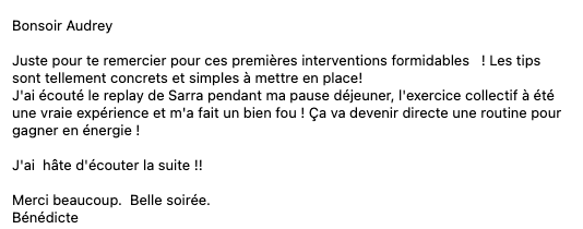 Témoignage rencontres