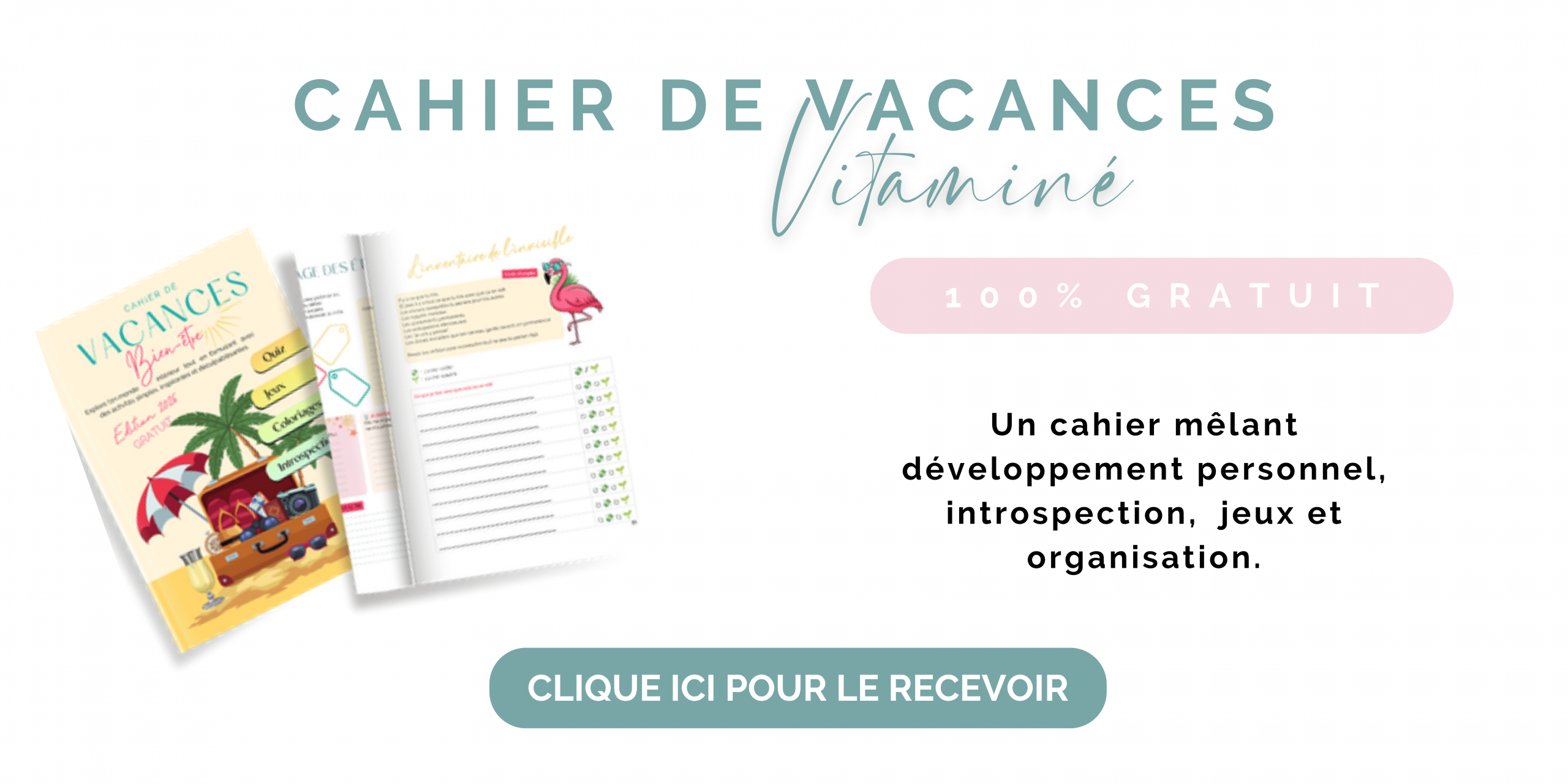 Cahier de vacances développement personnel (2) Cahier de vacances bien être