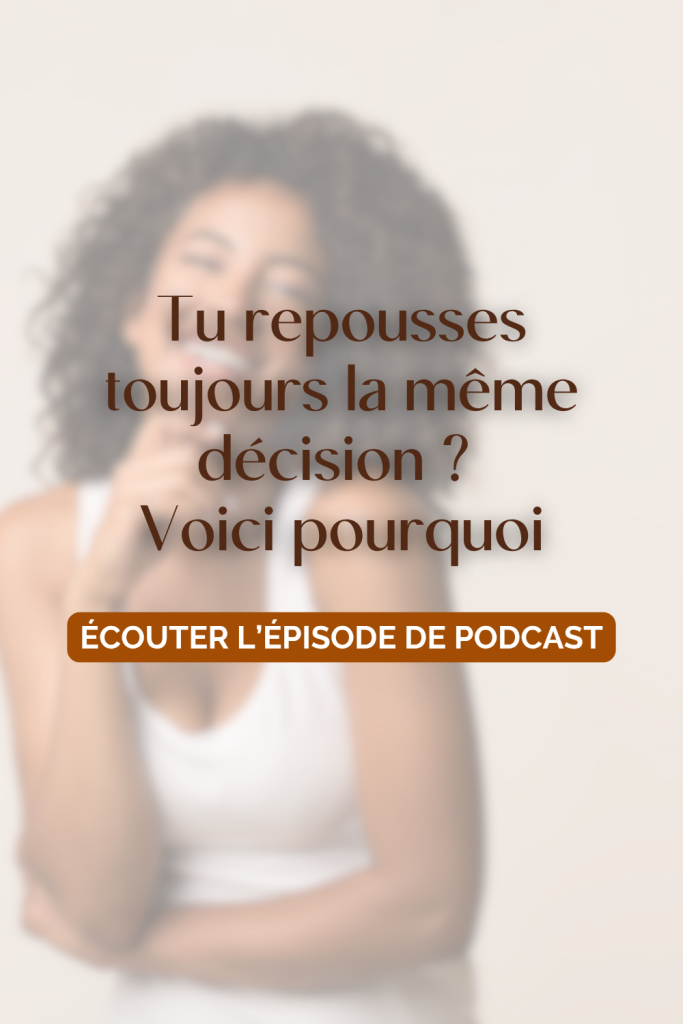 Trop réfléchir peut parfois devenir une forme de procrastination. Dans cet épisode du podcast Le bonheur me va si bien, découvre comment sortir de l’indécision, accepter une part d’incertitude et prendre une décision sans attendre d’être sûre de ne jamais te tromper. Des conseils concrets pour gagner en clarté et passer à l’action.