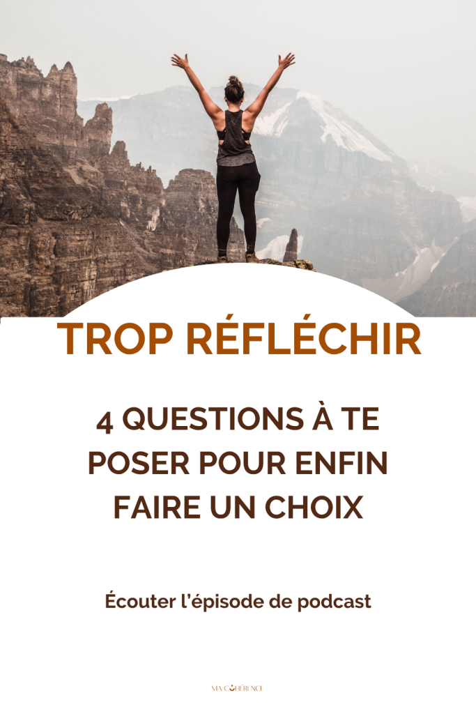 Trop réfléchir peut parfois devenir une forme de procrastination. Dans cet épisode du podcast Le bonheur me va si bien, découvre comment sortir de l’indécision, accepter une part d’incertitude et prendre une décision sans attendre d’être sûre de ne jamais te tromper. Des conseils concrets pour gagner en clarté et passer à l’action.